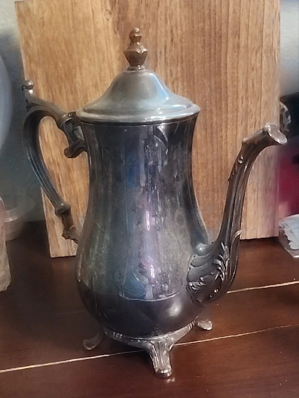 Classic Silver Tea Set - Needs Polished